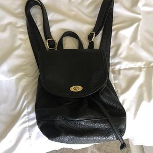 Brandy Melville mini leather backpack